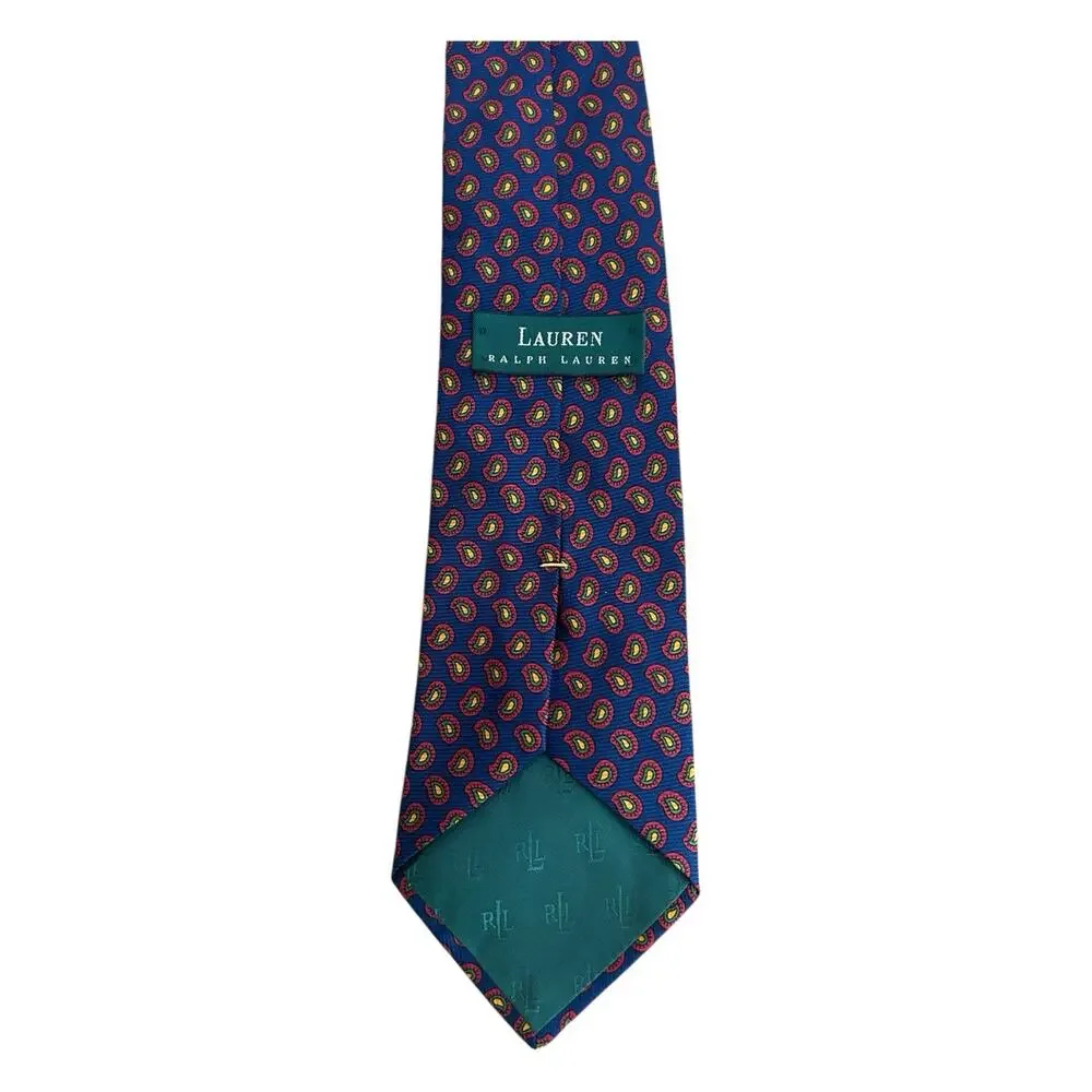 Polo Ralph Lauren LOT 2 100% Silk‎ Men's Neck Ties Made in Italy